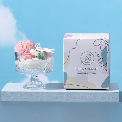 Ice Cream Shaped Scented Candle – infused with Essential Oils