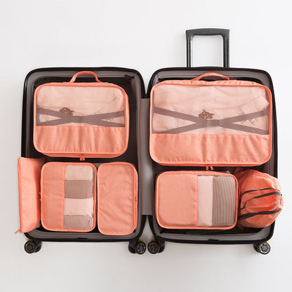 7-Piece Waterproof Travel Tote Bag Set – Lightweight Luggage Organizers