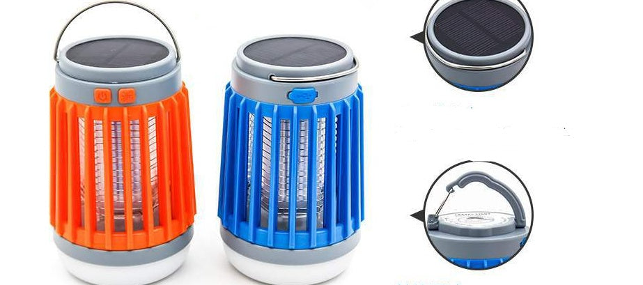 Solar & USB-Powered Mosquito Killer Lamp - Eco-Friendly Pest Control