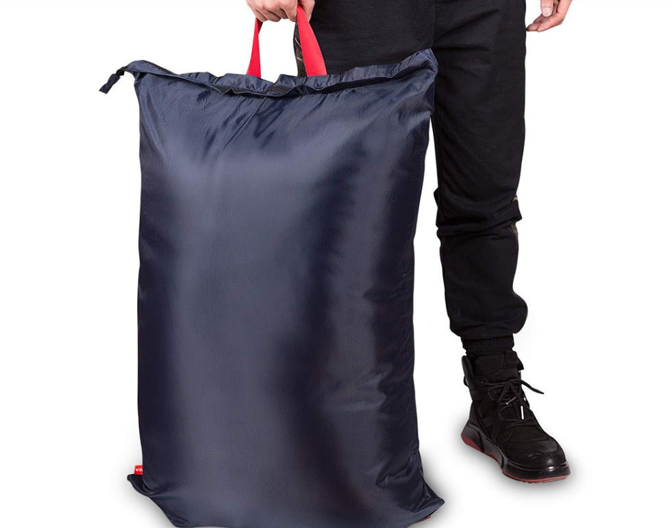 Eco-Friendly Large Dark Brown Laundry Bag - Durable & Reusable