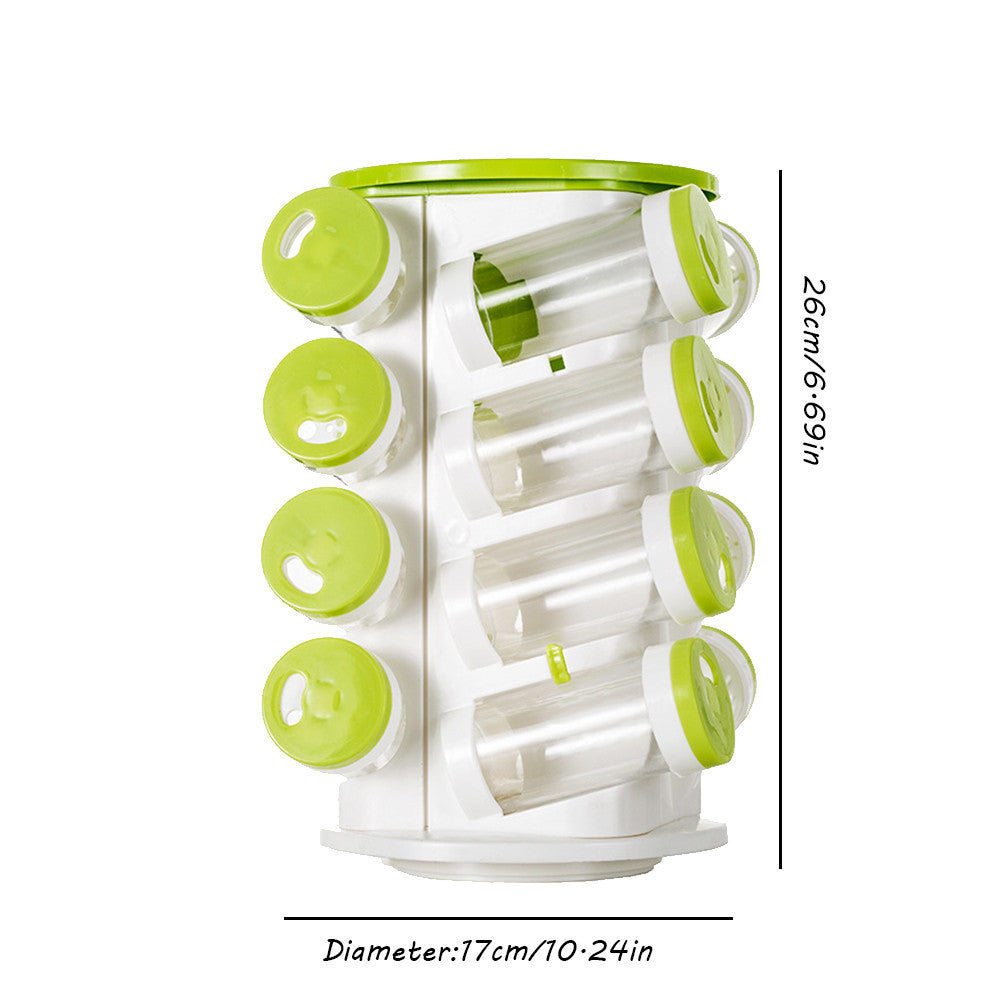 Eco-Friendly Rotating Spice Rack - Organize and Reduce Waste