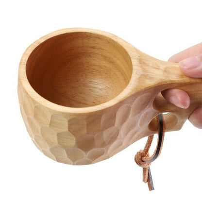 Eco-Friendly Wooden Cup - Sustainable, Durable, Plastic-Free