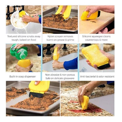 Eco-Friendly Silicone Scrubber for Sustainable Cleaning
