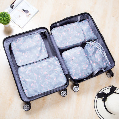 Eco-Friendly Light Blue Clothes Organizer Bag Set