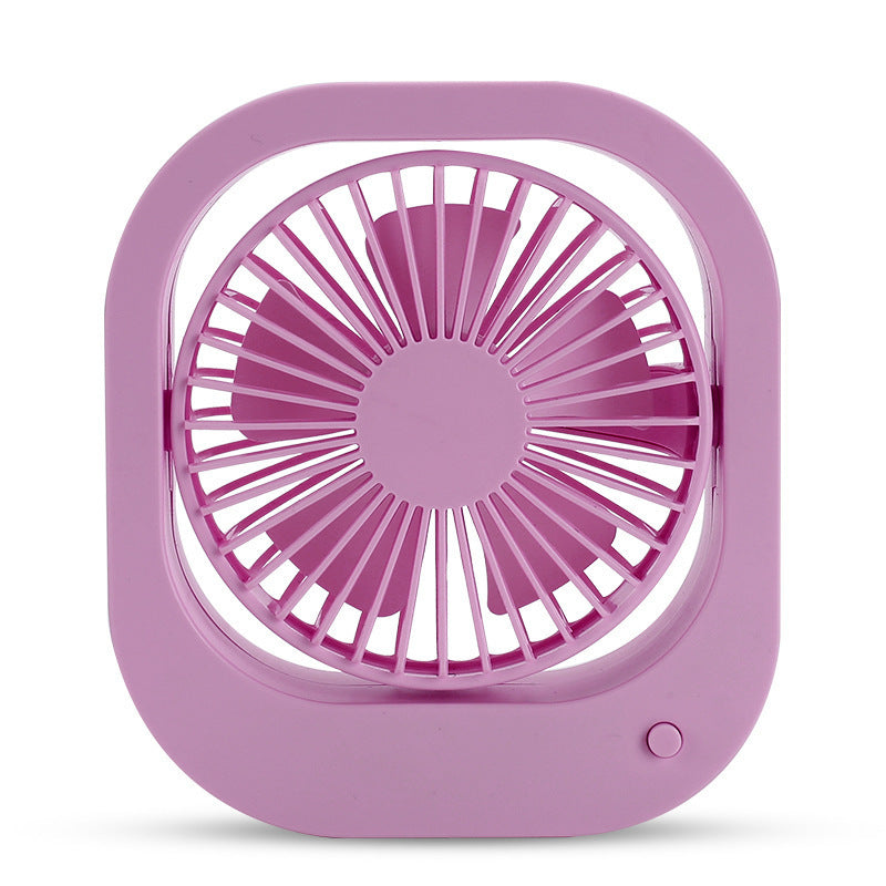 Eco-Friendly Portable USB Desk Fan with 180° Rotation