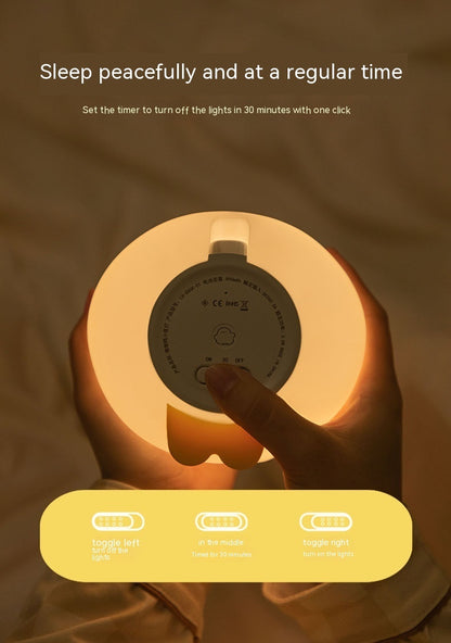 Eco-Friendly Duck Night Light - Soft Silicone LED for Kids