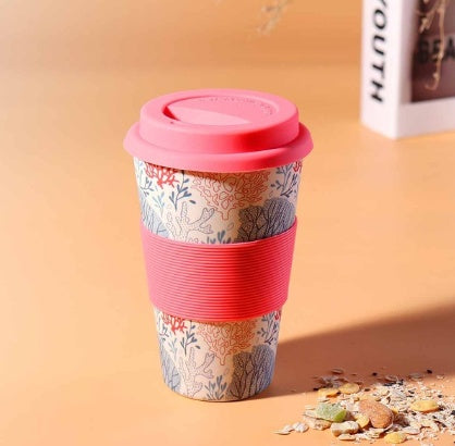 Eco-Friendly Reusable Bamboo Cup 400ml