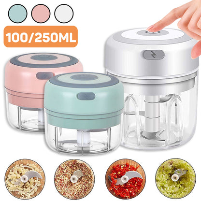 Eco-Friendly USB Rechargeable Garlic & Ginger Chopper