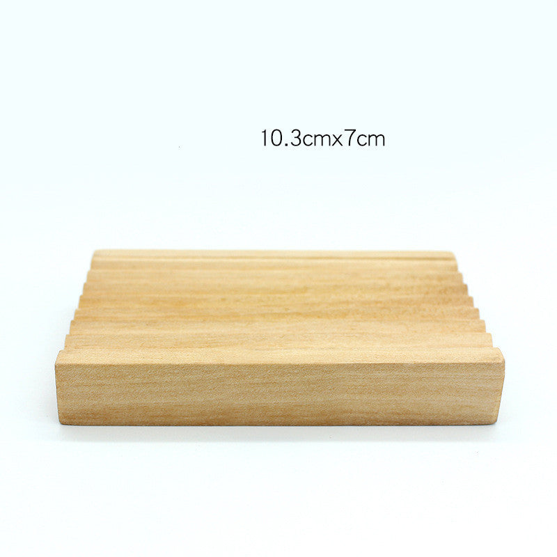 Eco-Friendly Bamboo Soap Dish Set - Sustainable Bathroom Organizer