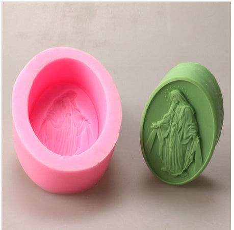 Virgin Mary Eco-Friendly Soap Mold for DIY Lovers