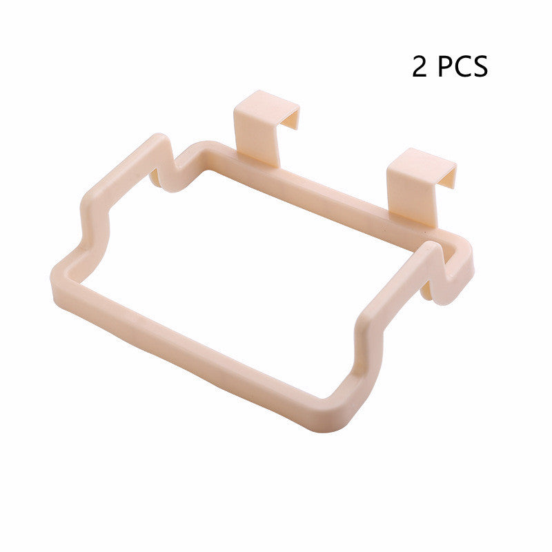 Space-Saving Hanging Trash Bag Holder for Easy Waste Management