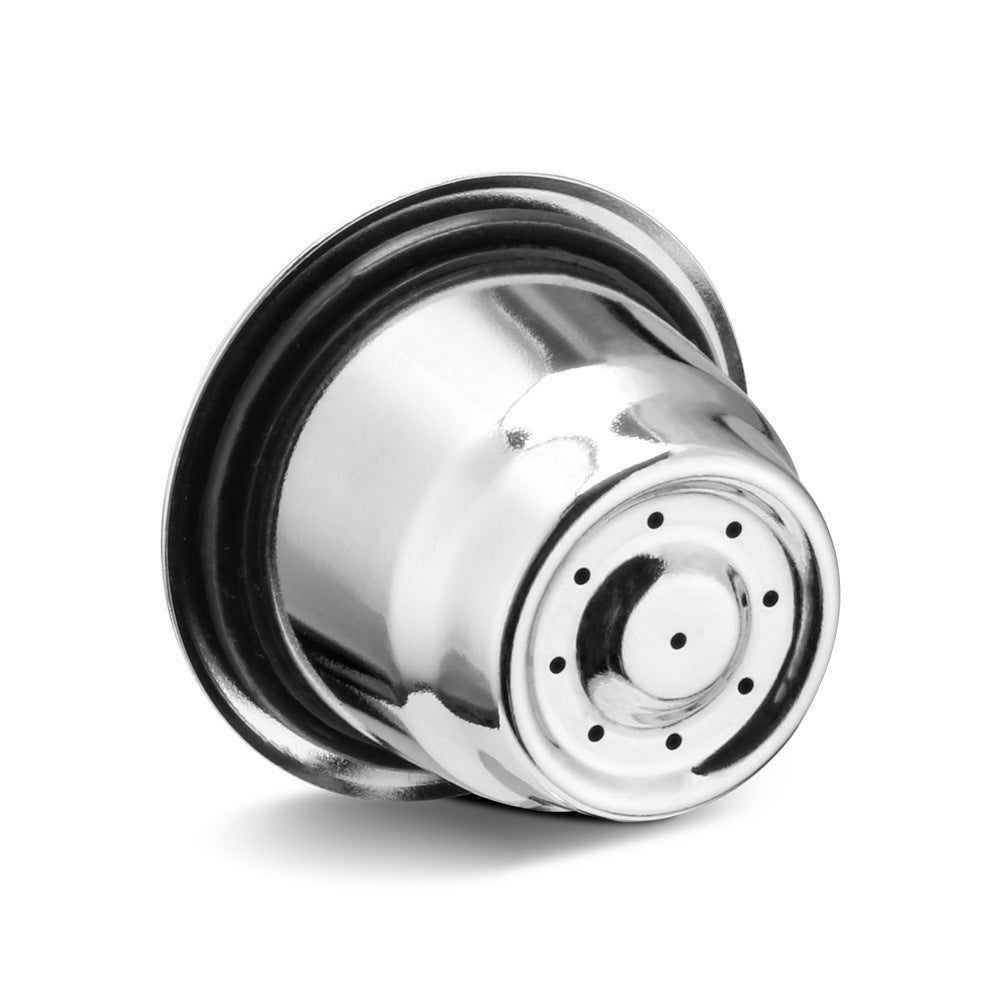 Eco-Friendly Reusable Coffee Capsule Set - Stainless Steel, Zero Waste