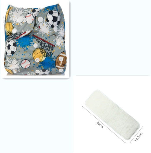 Baby Adjustable Cloth Diapers – Washable & Reusable Snap Diapers (3–13 kg)