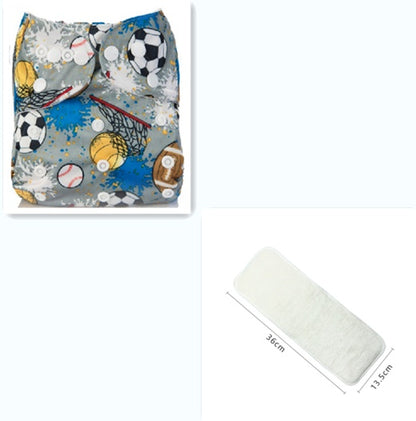 Baby Adjustable Cloth Diapers – Washable & Reusable Snap Diapers (3–13 kg)