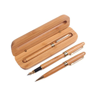 Eco-Friendly Bamboo Pen with Case