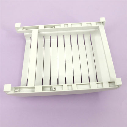 Refrigerator Storage Rack with Eco-Friendly Bag Holders