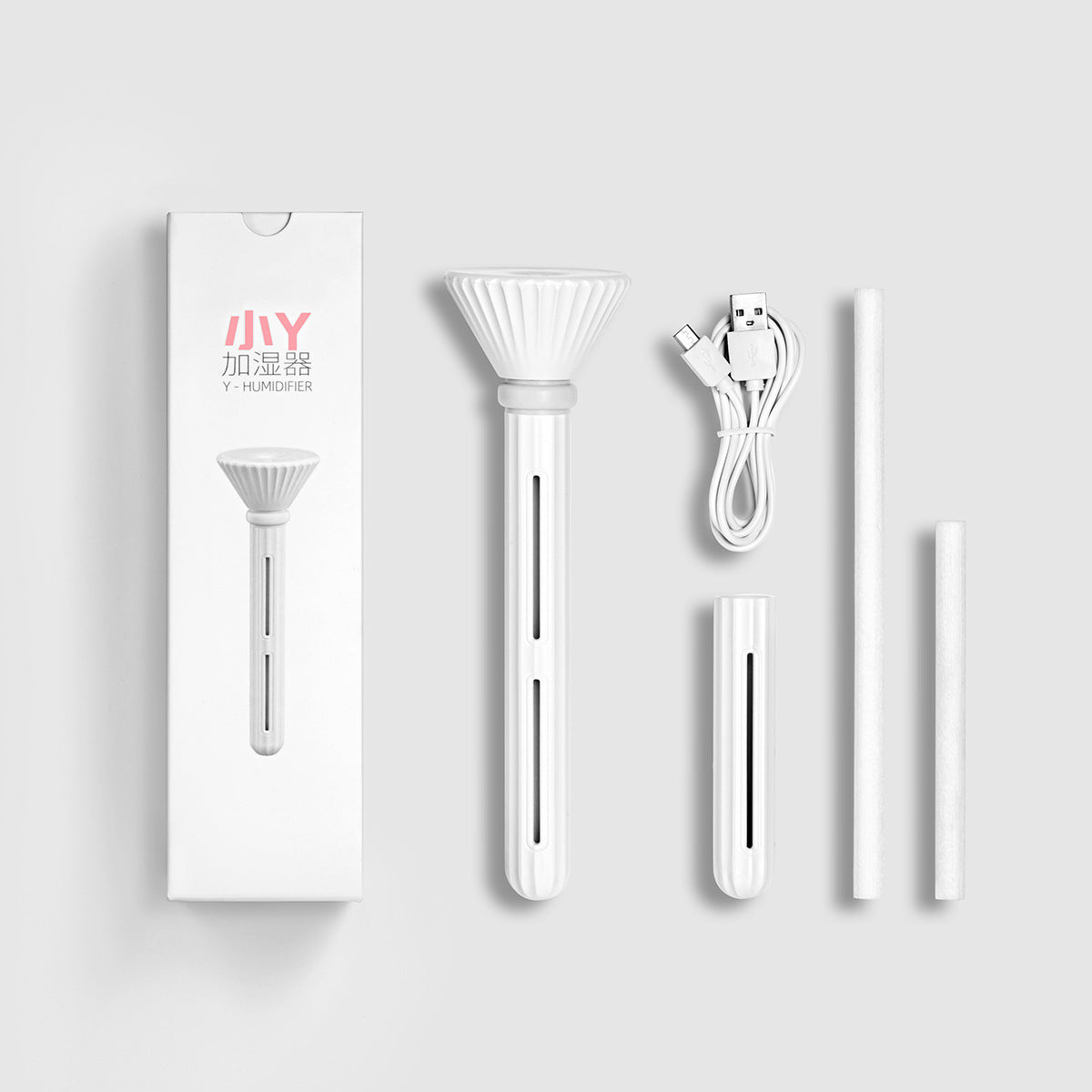 Portable Cylindrical Humidifier for Enhanced Air Quality