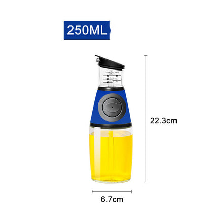 Eco-Friendly 500ml Glass Oil Dispenser for Kitchen
