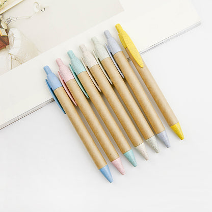 Eco-Friendly Wheat Straw Cork Pens for Sustainable Writing