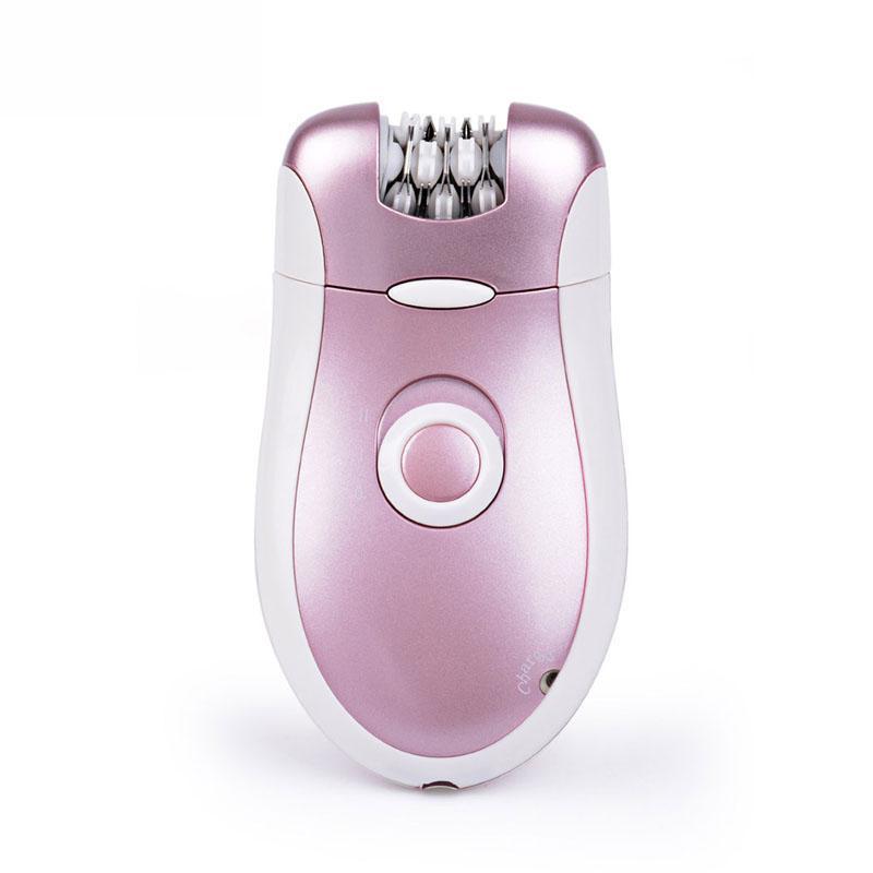 Eco-Friendly Rechargeable Electric Shaver for Women - Pink & White