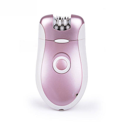 Eco-Friendly Rechargeable Electric Shaver for Women - Pink & White