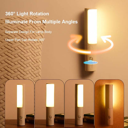 Energy-Efficient Rotating Wall Light with Adjustable LED Illumination