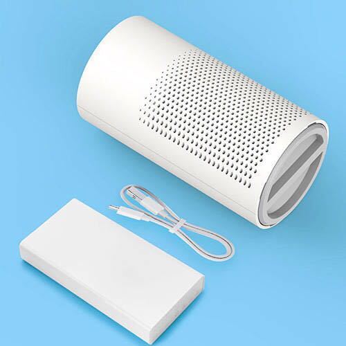 Energy-Efficient Cylindrical Air Purifier with Washable Filters