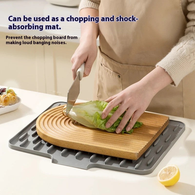 Silicone Slope Drain Pad (Countertop Drying Mat)