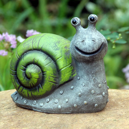 Solar-Powered Snail Garden Light - Eco-Friendly Outdoor Décor