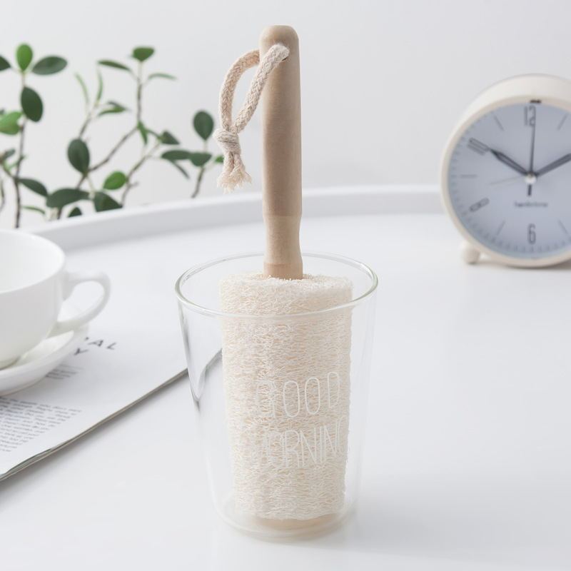 Eco-Friendly Loofah Toilet Brush