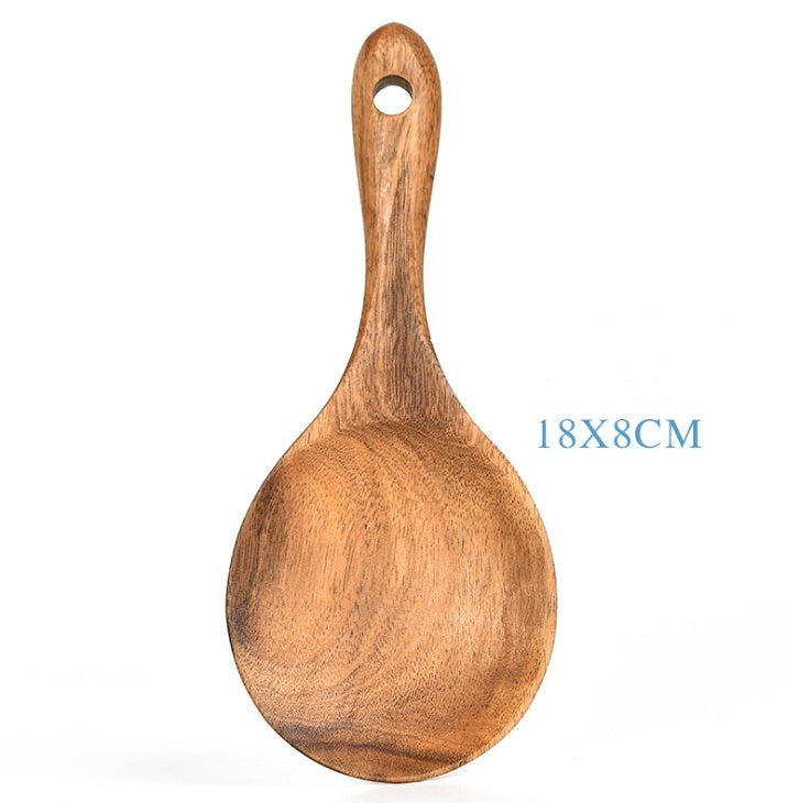 Eco-Friendly Wooden Kitchen Utensils Set - Sustainable & Durable