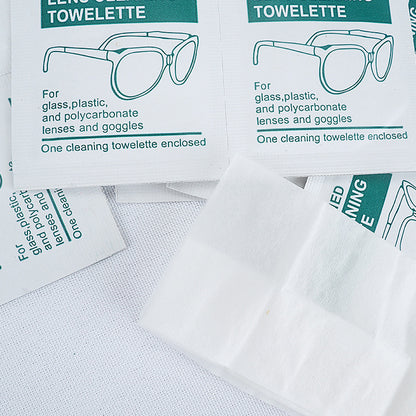 Biodegradable Lens Cleaning Towelettes - Eco-Friendly, Plastic-Free Wipes
