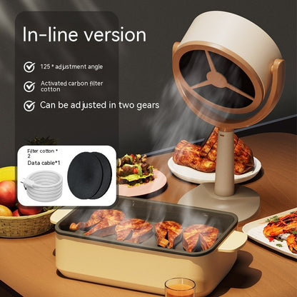 Wireless Portable Range Hood for Smoke Reduction