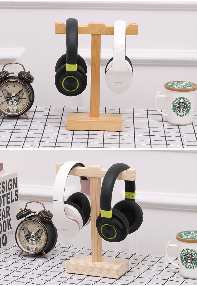 Eco-Friendly Wooden Earphone Stand