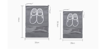 Non-Woven Shoe Dust Bag – Drawstring Storage Pouch