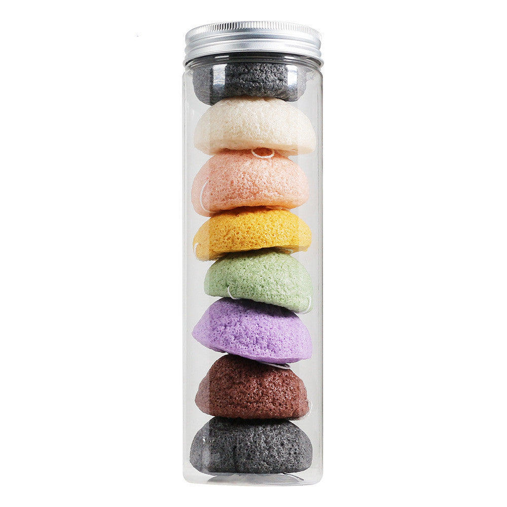 Eco-Friendly Konjac Sponge Set for Natural Facial Cleansing & Exfoliation