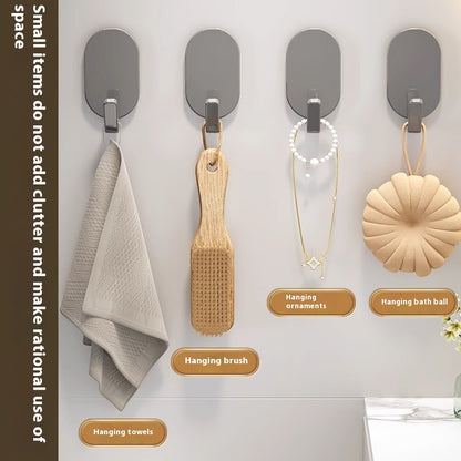 Strong Adhesive Wall Hooks (Punch-Free, 5-Pack)