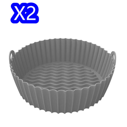 Eco-Friendly Silicone Baking Tray for Air Fryers - Reusable & Durable