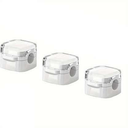 Transparent Magnetic Cord Manager – 3-Pack Cable Holder
