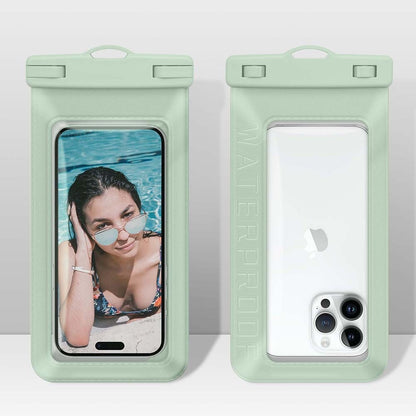 Waterproof Phone Pouch - Light Blue, Durable & Eco-Friendly