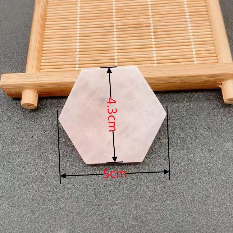 Eco-Friendly Hexagonal Natural Stone Coaster Set