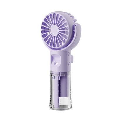 Portable Spray Fan with Misting Function for Instant Cooling