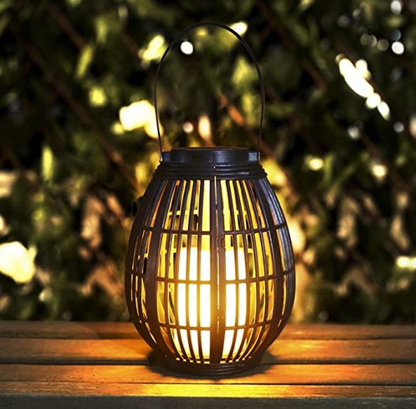 Eco-Friendly Solar Rattan Wind Lamp for Outdoor Ambiance