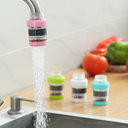 Pink Faucet Water Filter with Advanced Filtration