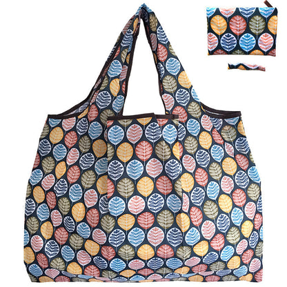 Eco-Friendly Reusable Shopping Bag - Durable Floral Tote for Groceries