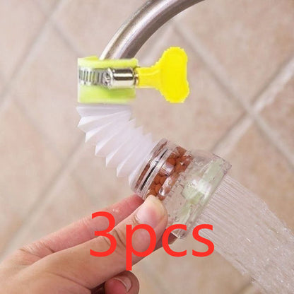 Water-Saving Faucet Aerator with Filtration Beads