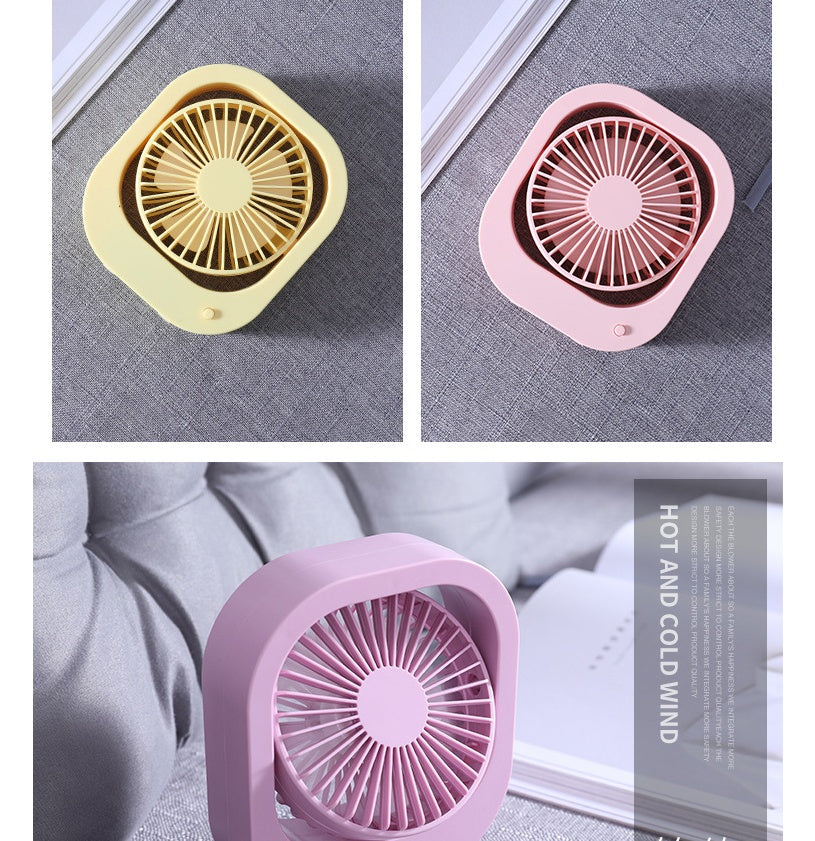 Eco-Friendly Portable USB Desk Fan with 180° Rotation