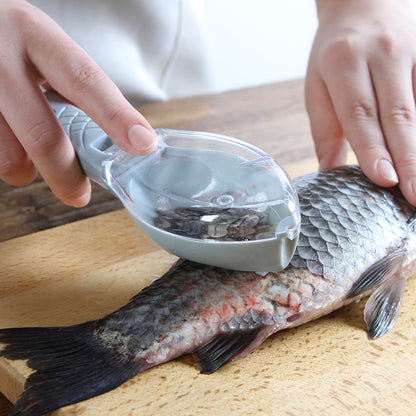 Eco-Friendly Fish Scale Remover with Fish-Shaped Handle