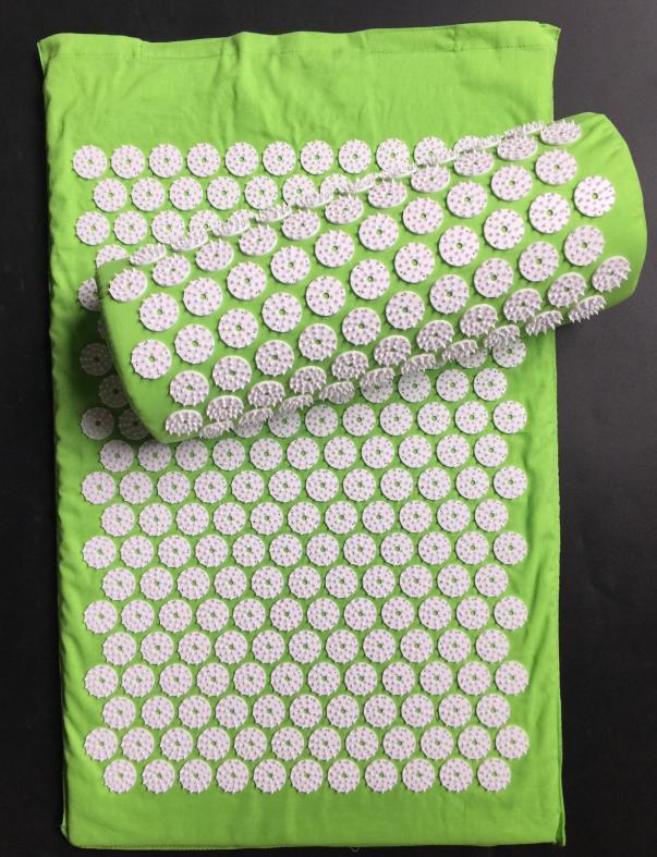 Eco-Relax Acupressure Yoga Set with Sustainable Massage Cushion & Pillow