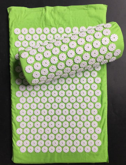 Eco-Relax Acupressure Yoga Set with Sustainable Massage Cushion & Pillow